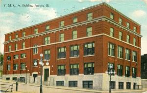 IL, Aurora, Illinois, YMCA Building, Tichnor