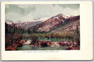 Vtg Colorado CO Beaver Dam South Boulder Moffat Line 1900s View Postcard