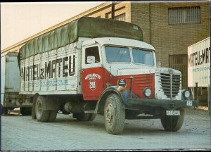 Vintage Trucks on Postcards GERMANY 1948 BUSSING 5000