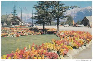 Flower Garden, Park Administration Building, Jasper Village Gardens, Jasper N...