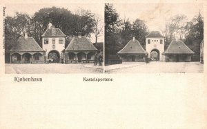 Vintage Postcard Kjobenhavn Kastelsportene Denmark