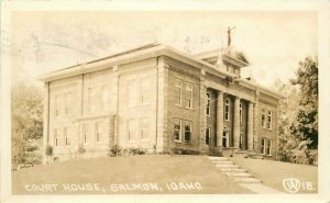 Court House 1936 RPPC Photo Postcard #18 Salmon Idaho 20-623