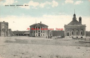 MI, Hillsdale, Michigan, Civic Center, Exterior View, 1921 PM, EC Kropp No 3154