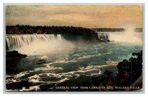 Vintage 1910's Postcard Panoramic View Passenger Boats Niagara Falls New York