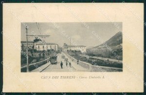 Salerno Cava dei Tirreni Tram cartolina XB3398