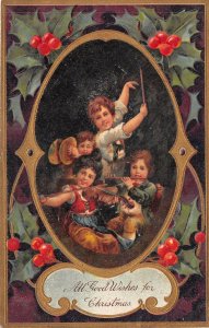 uk40903 all good wishes for christmas greetings uk band music orchestra children