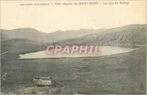 Old Postcard Our Sites Auvergne Region Mont Dore Lake Guery