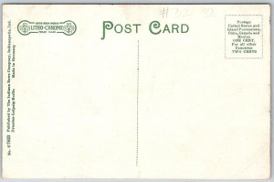 Indianapolis Indiana c1910 Postcard River Avenue Bridge