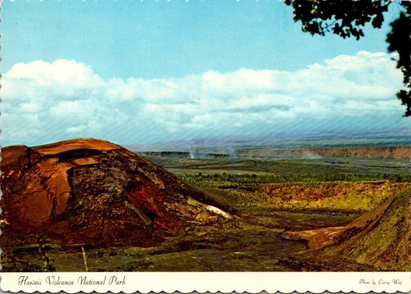 Hawaii Big Island Hawaii Volcano National Park Showing Kiluea-Iki Cinder Cone