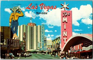 Casinos in Las Vegas NV c1976 Vintage Postcard K35