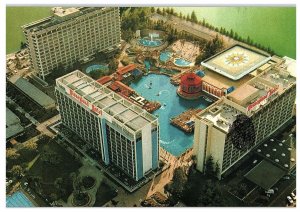 Vintage Aerial View Disneyland Hotel 7/83 1983 Postcard