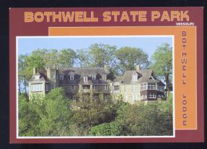 SEDALIA MISSOURI BOTHWELL STATE PARK BOTHWELL LODGE MO. POSTCARD