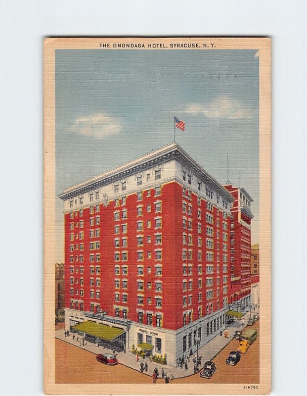 Postcard The Onondaga Hotel, Syracuse, New York