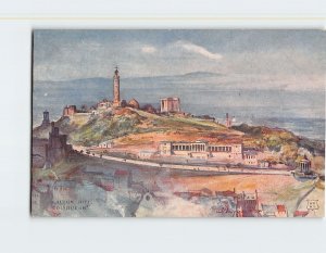 Postcard Calton Hill, Edinburgh, Scotland