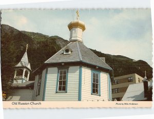 Postcard Old Russian Church, Juneau, Alaska