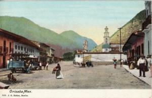 MEXICO   ORIZABA  Street Scene  postcard