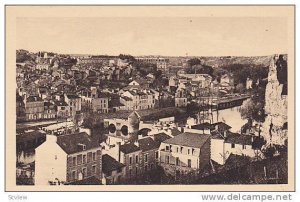 RP;  Vue generale panoramique prise du Rocher Coligny, Le Pont Joubert, Valle...