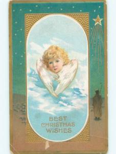 Divided-Back CHRISTMAS SCENE Great Postcard W9744