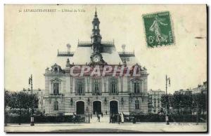 Postcard Old Levallois Perret The Hotel de Ville