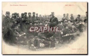 Old Postcard The Grand Maneuver At Juice militaria