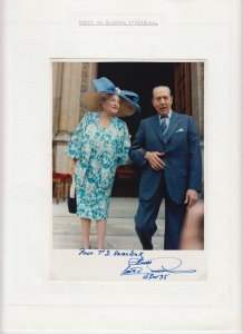 Henri de Bourbon d'Orleans, Original Autograph on Photo, Royalty, France (L6528)