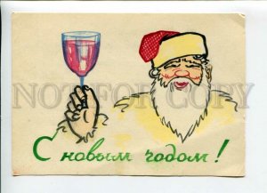 3171408 NEW YEAR Ded Moroz SANTA CLAUS old HAND PAINTED Russia