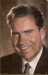 Richard M Nixon Campaign Promo GIVE CALIFORNIA A DECISIVE LEADER Postcard