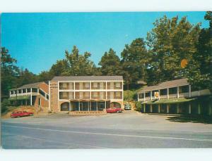 Unused Pre-1980 OLD CARS & QUALITY COURT MOTEL Natural Bridge VA u6776@