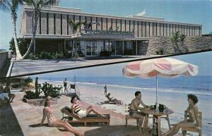 ST PETERSBURG, FL Florida SANDALWOOD HOTEL 50's Bathing Beauties Chrome Postcard