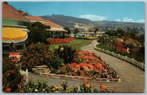 Laguna Beach California 1972 Postcard Heisler Park near Victor Hugo Inn