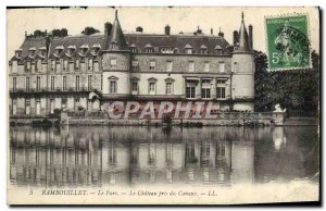 Old Postcard Rambouillet The Park The Chaetau Taken From Channels