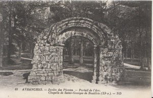 France Postcard - Avranches - Jardin Des Plantes - Portail De l'Arc - Ref 7174A