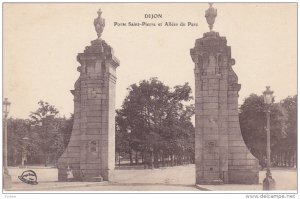 Porte Saint-Pierre et Allees du Parc , Dijon (Côte-d´Or), France, 1900-1910s