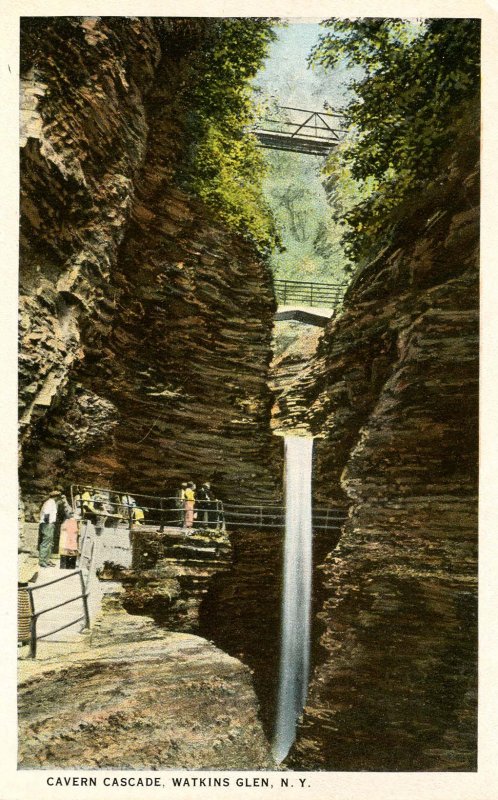 NY - Watkins Glen. Cavern Cascade