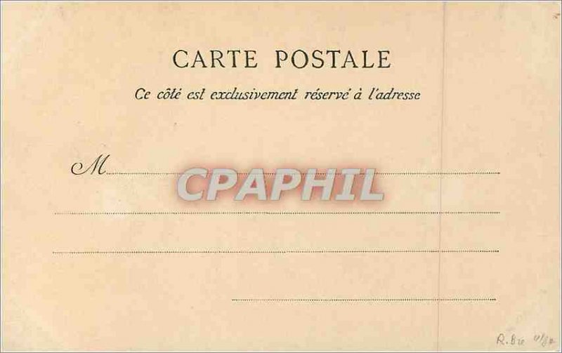 Postcard Old Paris Statue de Lamartine