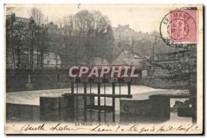 Old Postcard Le Mans Dam Hell