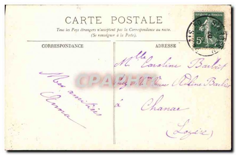 Postcard Old Paris the church Saint Sulpice