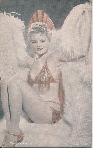 Arcade Card,Sexy Woman, ca. 1950-60's Burlesque Performer, Girl w Bikini