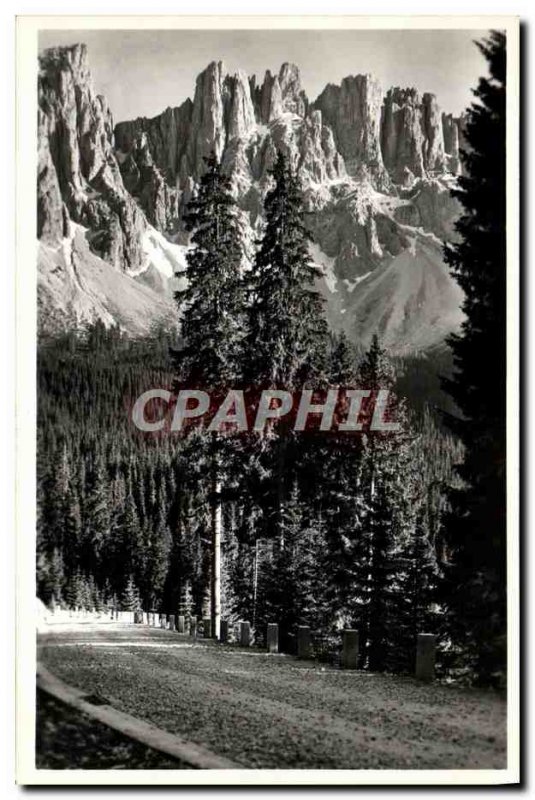 Postcard Old delle Strade Dolomite Presso Carezza