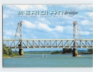 Postcard Meridian Bridge Yankton South Dakota USA