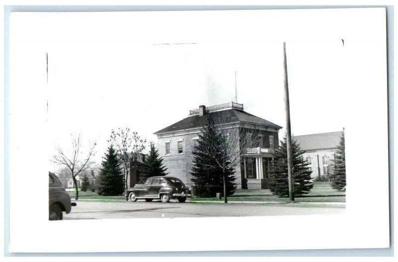 c1950's House Building Scene Cars In Heber Utah UT RPPC Photo Vintage Postcard