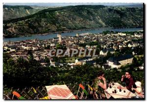 Modern Postcard Boppard Am Rhein Blick Vom Kreuzberg Forsthaus