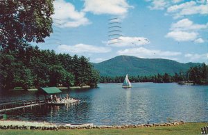 Water Recreation at Algonquin Bay Lake George NY Adirondacks New York - pm 1957