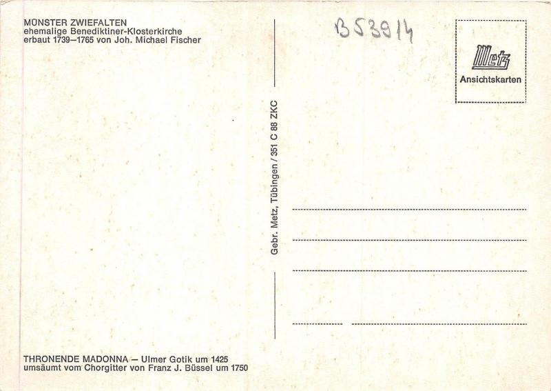 B53914 Munster Zwiefalten   germany