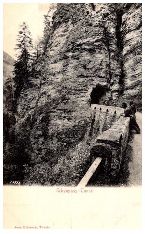 Switzerland  Schynpass-Tunnel