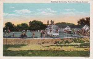 Kansas Hutchinson Municipal Swimming Pool Curteich