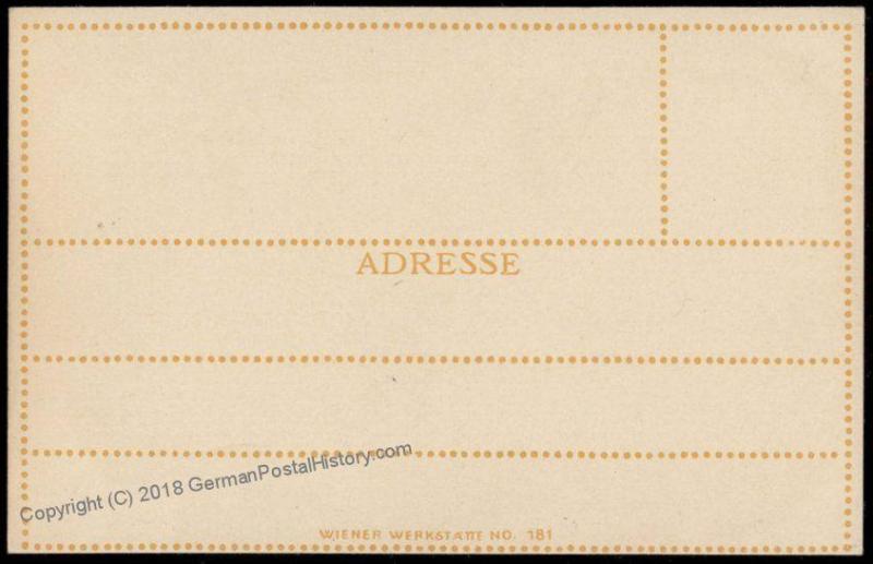 Wiener Werkstaette Nr181 Artist Remigus Geyling 1908 Kaiser FJ Anniversary 71197