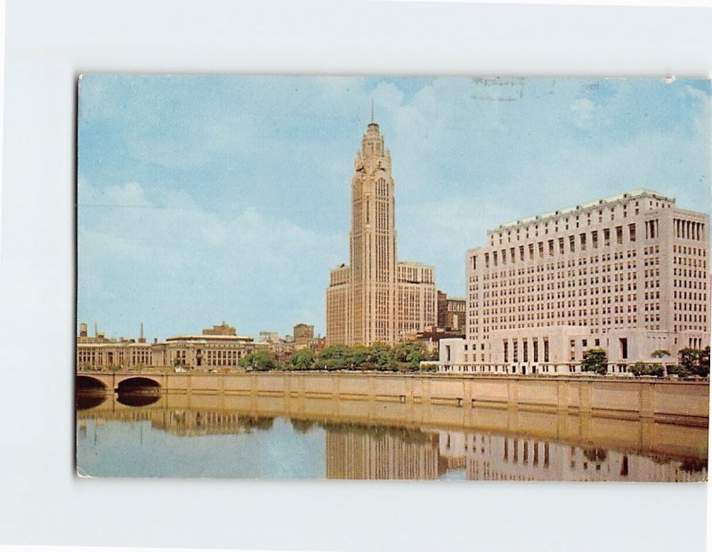 Postcard Civic Center Group Columbus Ohio USA