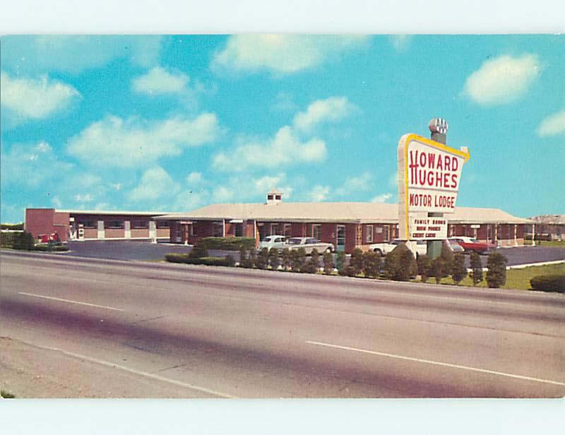 Unused Pre-1980 HOWARD HUGHES MOTOR LODGE MOTEL Greenfield IN s5024@