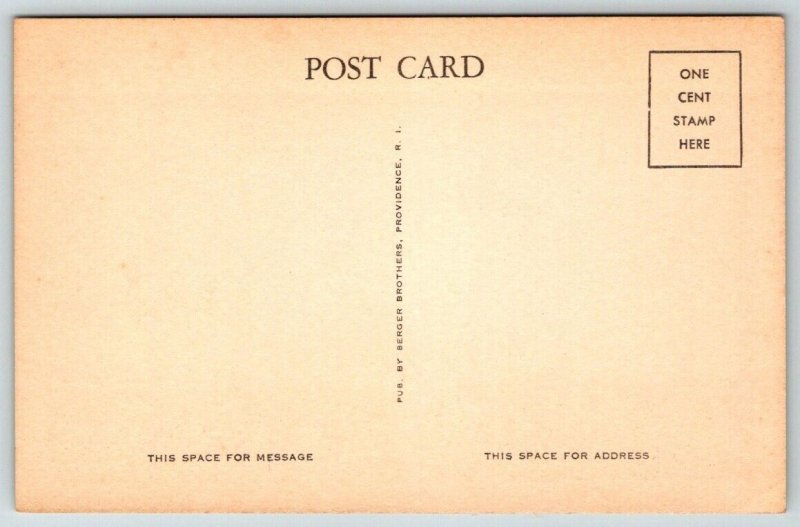 Wickford  Rhode Island   Bayview Manor   Postcard